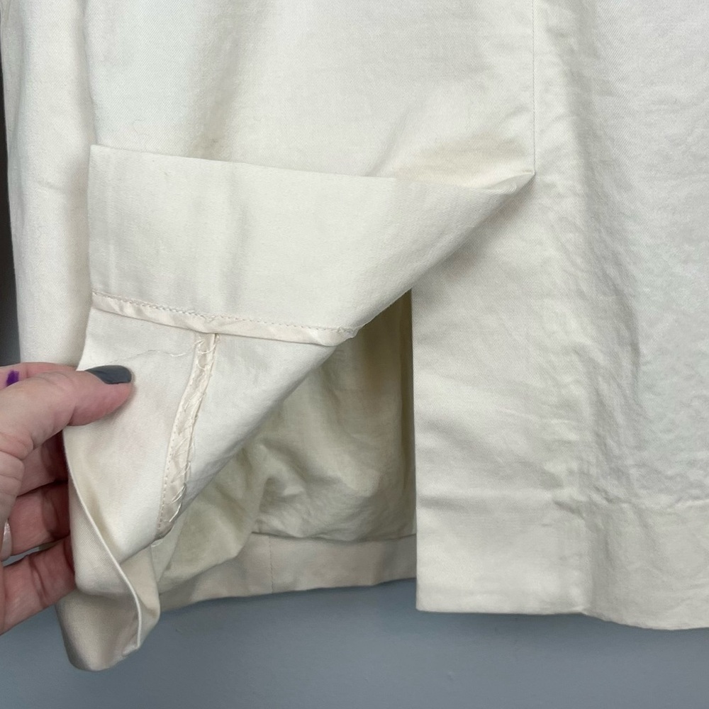 J.Crew ivory cotton Double Breasted Alfie blazer, size 2. - Picture 6 of 11